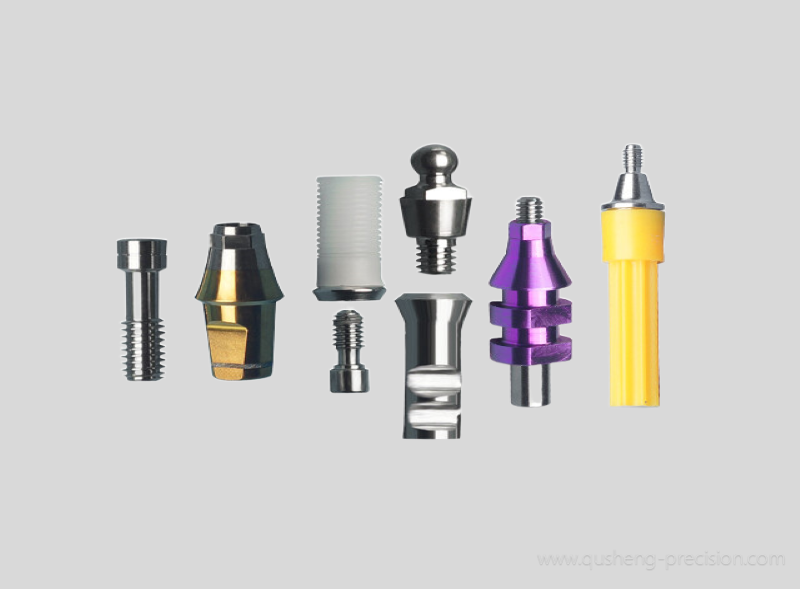 Dental screws, implant screw parts