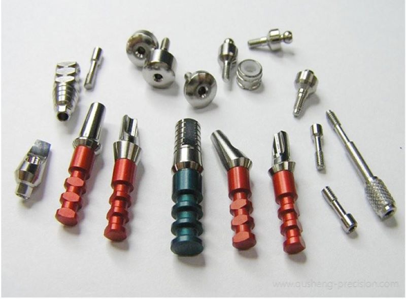 Dental screws, implant screw parts