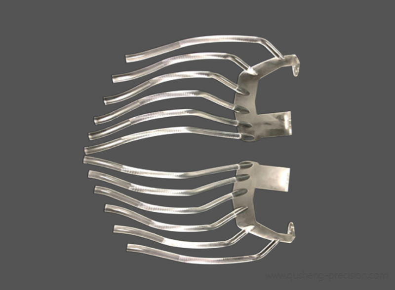 Five-axis machining of heat dissipation parts